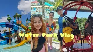 Harry's Water Park Vlog|| slides + zoo + rides