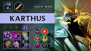 Karthus Mid vs Akshan - VN Master Patch 26.01