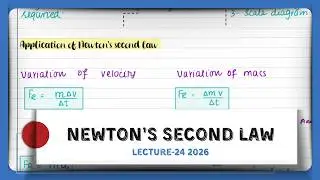 AS PHYSICS | Lecture-24 Dynamics EP-2 | Newton's second law