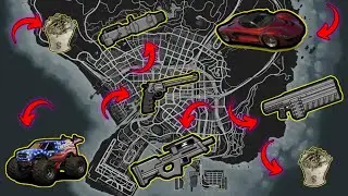 GTA 5 - All New Secret Weapons, Money & Rare car Locations! 