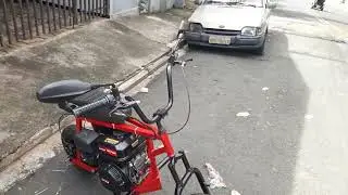 Mini bike modelo americano motor estacionário finalizada 👊😎☝️