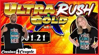 👩🏼‍🤝‍👨🏾REALLY FUN NEW GAME! Ultra Rush Gold Wei Yi Slot! Casino Couple 🎰👩🏼‍🤝‍👨🏾