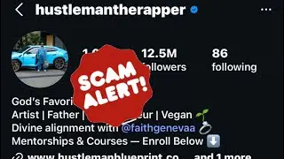 Hustlemantherapper IS A SCAM