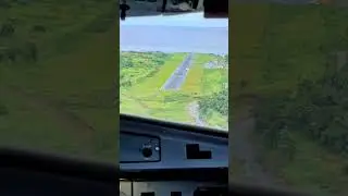 LOW APPROACH into DOMINICA #shorts #dominica
