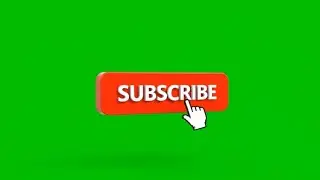 50 Subscribe GreenScreen - 4K Minimalist YouTube Subscribe Button Animations Pack #greenscreen