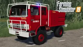 FS19 - Renault M210 sdis68 FIRE TRUCK - Farming Simulator 2019 Roleplay Truck