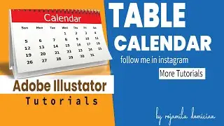 kalender. ya mezani  II How to design table calendar in adobe illustrotor II latest in 2023
