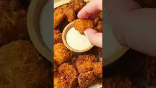 Nuggetsy z kurczaka z Air Fryer 🔥 #airfryer #chicken #kurczak #obiad #dinner