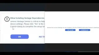 Исправление ошибки &laquo;Разрешить установку Vantage&raquo;. Зависимости/службы для Lenovo Vantage не устано...