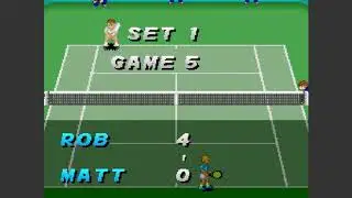 SNES Super Tennis - Rob vs Matt