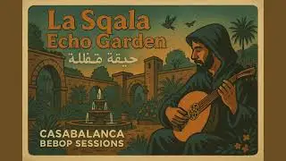 La Sqala Echo Garden (حديقة صقالة) | Mystical Moroccan Lo-Fi Jazz 🌿 | Casablanca Bebop Sessions
