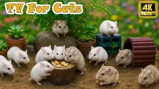🔴 Interactive Cat TV 📺 Mouse Entertainment Video for Cats 🐭 Fast Boredom Busting For Home Alone Cats