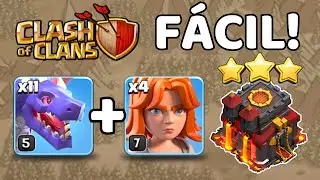 Melhor Ataque Para CV10: Muito Quebrado! Da PT Até Em CV11! Funciona Na Guerra/Liga/Ranked