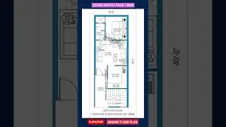 15x40 house plan south facing #houzy #1bhk #houseplanning #vastu #housedesign #southface #floorplan