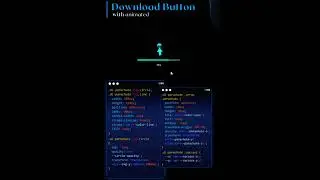 Download button animation by using CSS code for beginners #learncoding #button #cssforbeginners