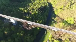 Müngstener Brücke mit Drohne DJI Phantom 4