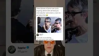 These photos of Jamie Lee Curtis arguing, where she's drinking so intensely her neck strains
