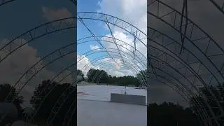 Giant Tinker Toys: Hoop Barn Construction