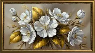 12 Hour Framed Floral Art Gallery 🌸  Elegant 4K Frame TV Display for Calm & Luxury Spaces