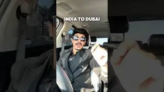 India to Dubai watch till end #india #trending #dubai #indiatax #canada