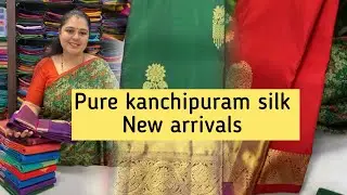 ಪ್ಯೂರ್ ಕಾಂಚೀಪುರಂ ಸಿಲ್ಕ್ ಸೀರೆ 😍🤩। pure Kanchipuram silk sare। NEW ARRIVALS😍🤩| 6363247858  #silk