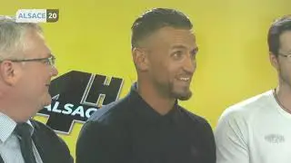 Sabryna Keller reçoit Anthony Goncalves parrain des 24H de l’ASDG.