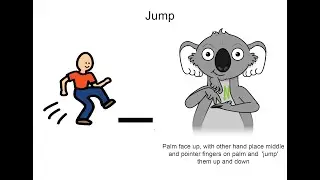 George VI Memorial Park Communication Board Key Word Sign tutorial - Jump