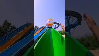 Bella ciao playground parkour running waterslide pov