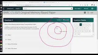 BARC CS 2021 | Question No.  3 | solved paper