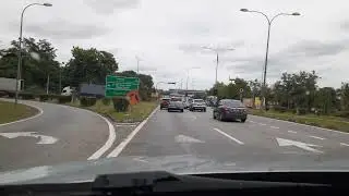 Drive into Bukit Kayu Hitam Border Checkpoint Control Kedah with Dannok Sadao Thailand ด่านนอก สะเดา