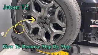 How To Take Out Jetour T2 Spare Tyre ?  Jetour T2 Spare Tire Removal 