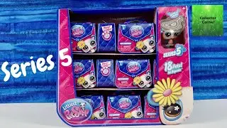 Распаковка полной коробки с фигурками Littlest Pet Shop Series 5 BobbleHead Pet.