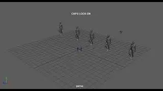 Crowd simulation Class work @ Maac Animation Academy Velachery
