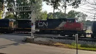CN 2692 Trailing on CSX Q513 Southbound Terre Haute, IN