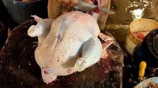 Live Super Fast Chicken Cutting Skills