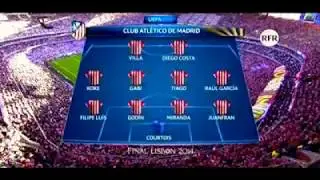 REAL MADRID VS  ATLETICO MADRID ( 2014 ) final  de ligue des champions  europ&eacute;en