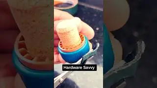 Fix a Broken Cabinet Handle with a Simple Bottle Cap!#CabinetRepair #DIYHacks #HandyTips #HomeRepair