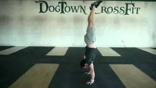 Dusty Hyland Straddle Press to Handstand