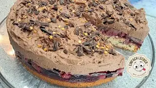 Glühwein-Kirschen-Torte 🍒🍷