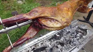 Flaming Coals Portable Camping Spit Roaster Review