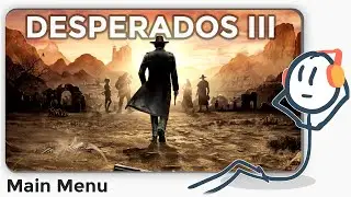🌄 Desperados III - MAIN MENU (Animated) - 1440p 1h - MUSIC