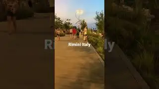 Rimini evening walk
