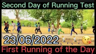 First Running Test of Traffic Police Second day in PTC Saeedabad ❤️✌️