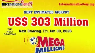 Mega Millions lottery result on January 27, 2026 - Jackpot is $303 million