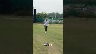 ✅Wicket taking delivery . #cricketlover #batting#wicket#cricketer#training