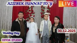 AZIZBEK SUNNAT TO'Y (30.12.25) OQ SAROY TO'YXONASI DIYOR STUDIO