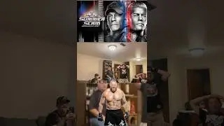 BROCK LESNAR RETURNS REACTION - SUMMERSLAM 2025 #summerslam #brocklesnar #johncena #wwe #wrestling