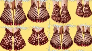 3 Top Foot Mehndi Design /  Peiron ki Viral Mehndi / Leg Mehndi Design / 