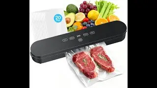 Food Vacuum Sealer Machine, 75kPa Compact Vacuum Sealer for Food, 4-in-1 Food Sealer
