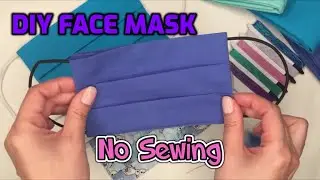 DIY Face Mask | Hem Tape Mask | No Sew | Just Iron and Hemming Tape